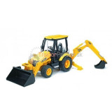 Hračka - Traktor JCB MIDI-čel.nakl.+bager [BRUDER]