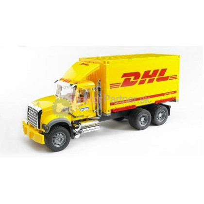 Hračka - Nákl.auto MACK Granit-kontajner DHL [BRUDER] - 02817