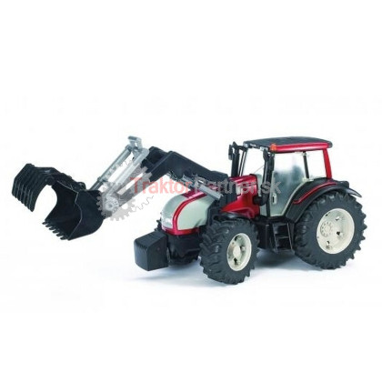 Hračka - NEVYRABA SA Traktor VALTRA+čelný nakladač [BRUDER] - 03071