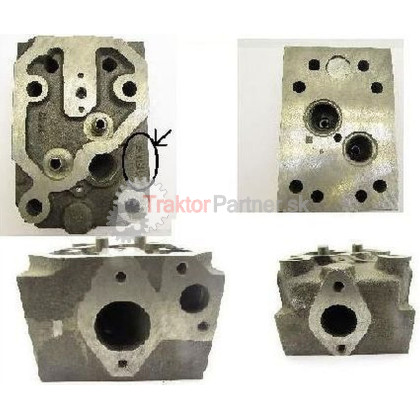 Hlava valca [KORUS,rov. sanie, bez ventylov, 95] - 95 0501.253