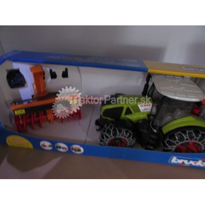 Hračka - Traktor Class +snežná fréza [BRUDER] - 03017