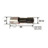 Hriadeľ riadiacej jednotky - krátka