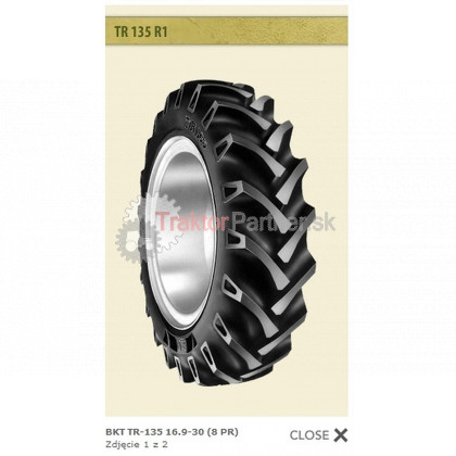 PNEU  16,9-30 8PR TR-135 TT BKT - 97 3859.251