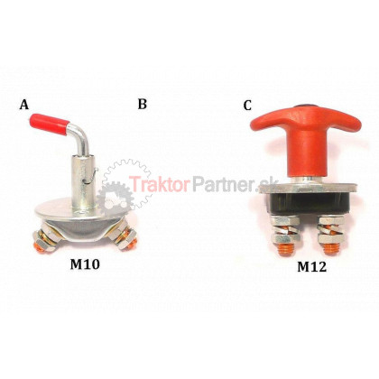 Odpojovač batérie ČSN 30 4441 celooceľový  (A) - 97 6671#1