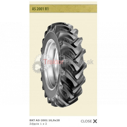 PNEU  16,9-28 8PR AS 2001 TT BKT - 97 3857.1