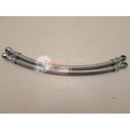 Prívod paliva Oko14-Oko12 (90*) pancier. hadica L=380mm - 7001 0887/6/380