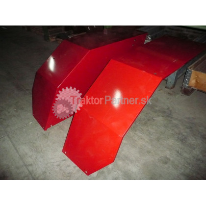 Blatník pravý [2mm, červený komaxit] - 6011 7907#2