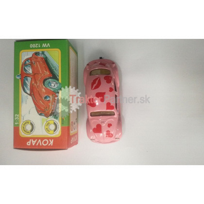 Hračka - VW 1200 chrobák valentín [KOVAP] - 0670