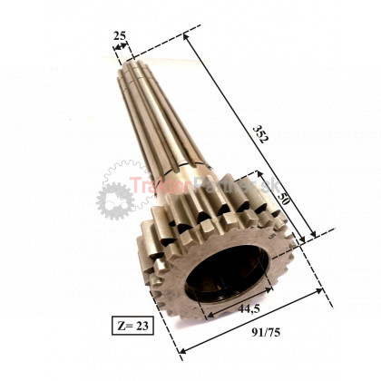 Drážkový hriadeľ - 3011 1905#1