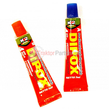 K2; Lepidlo DIPOX;2-zložk. epoxid. rýchloschnúce(všetky materiály) - 24