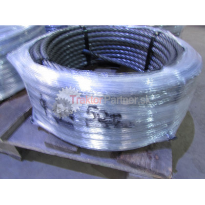 lano 14mm; 50 m, ocel;  [rakuske, valcovane] - 01450