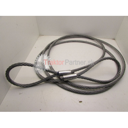 Oceľ viazacie lano D14mmx5m zapletané Oko-Oko - OVLO-O14MMX5M