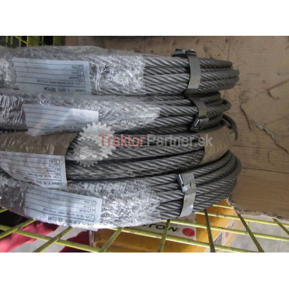 Lano 10mm; drôt; 6x19 1770 21 metorv zinkované - 10000#5