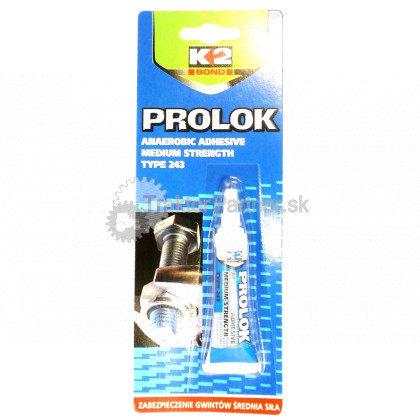 K2 - Lepidlo Prolok na skrutky 6ml   243 (stredná sila) - 90 7727#1
