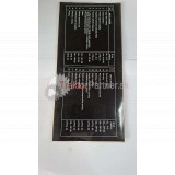 Nálepka - Miesto mazania traktora, k Mazaciemu plánu