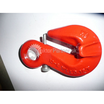 Hák C červený 10mm + oko a istiaca skrutka tr.8; 3,15t  (b) - 3178#10