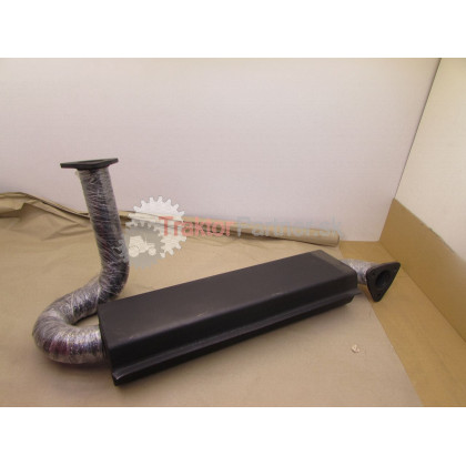 Výfuk (s dlhou rúrou na 1 str) LKT 81 štandard; MALOVANY - 5575 03 9200.M