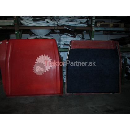 Strecha kabíny [70, 7745  bez poklopu - červená] laminát - 5911 7913.Č