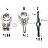 Prívod k hlavným valcom D12 / 8priemer trubky   (C) [KNOMI]