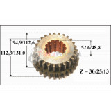 Presuvné kolo II: a III. rýchlosti