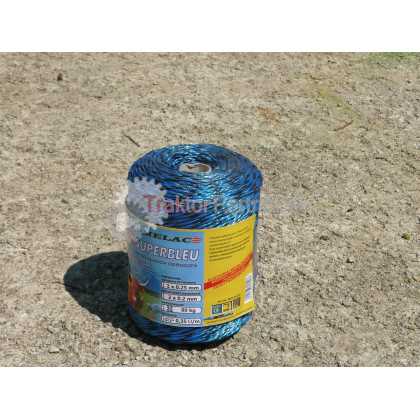 Špagát modro-čierny 400m 2  [PASTIER, odpor 0,35 Ω/m] - 140512.221