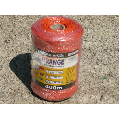 Špagát oranžový 400m 3  [7,96 Ω ] - 140518.251