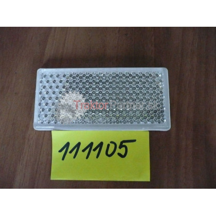 Odrazka 105x48mm biela - samolepiaca - 111105