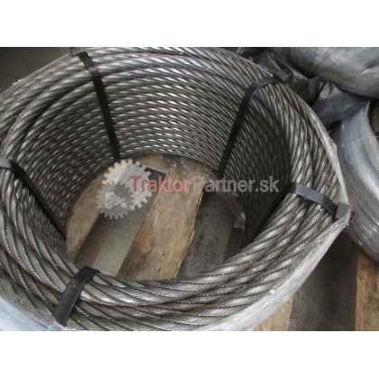 Lano 14mm; metráž, drôt; 1770; Zn; VALCOVANE;Rakúske, - 14000.011