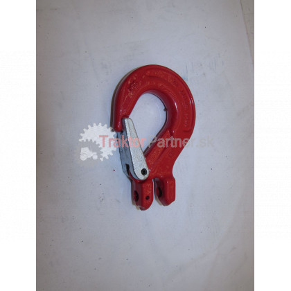 Hák C červený reťazový 7/8mm s čapom tr.8; 2T  (a) - 0868#7/8.