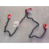 Reťazový dvojhak , 1,2 m , 6 reťaz , hak - hak