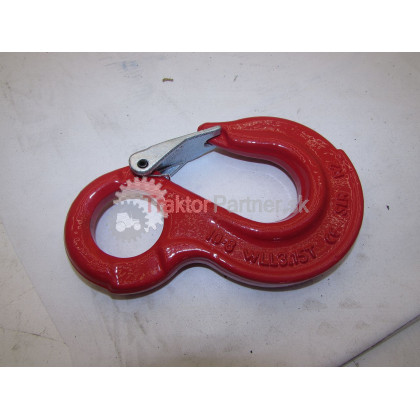 Hák C červený 13mm + oko tr.8; 5,3,15t  (b) - 3178#13.