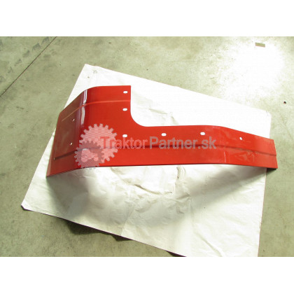 Blatník predný ľavý [červený, 119x31,5 cm, kovový] - 6745 7007.251