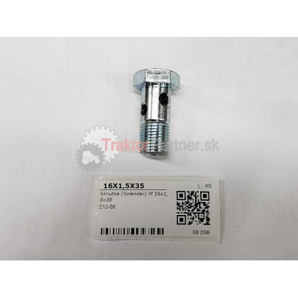 Skrutka (holender) M 16x1,5x35 - 16X1,5X35