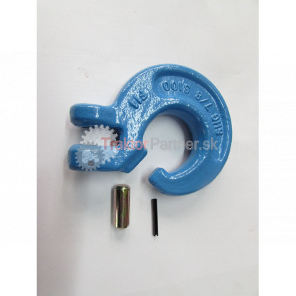 G Hák SHG 8mm tr.10 krúžok štrbinový MODRÝ  (f)  6t - SHG 7/8 S100.051