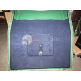 Strecha kabíny úplná - laminát, čalúnenie + poklop [zelená]