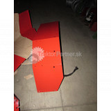 Blatník ľavý - [červený Z70, star. model, boč stena dlhsia 57 cm]