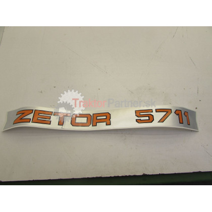 Nápis 5711 pravý [strieborno/ orananžové  - originalna ] - 5711 5302