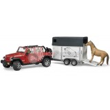 Hračka -  Jeep + prepravník na kone [BRUDER]