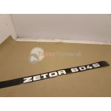 Nálepka - Nápis bočný pravy Z 6045 [čierno - strieborny]