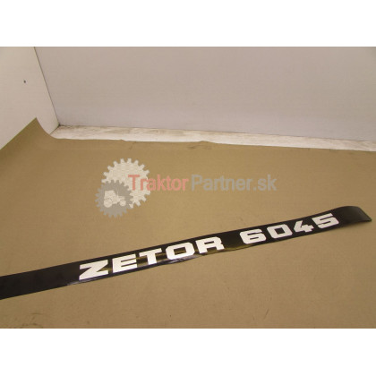 Nálepka - Nápis bočný pravy Z 6045 [čierno - strieborny] - 5911 5354.051