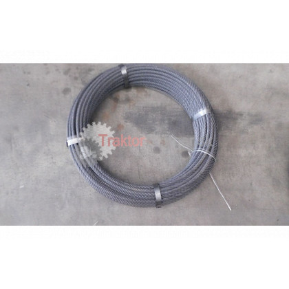 Lano 10mm; drôt; 6x19 1770 50 metorv - 10000#50