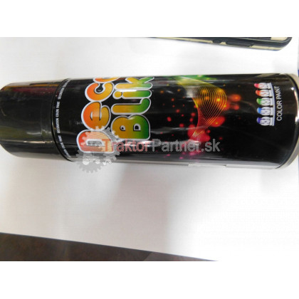 Sprej čierny 400 ml [DECO-BLIK, matna, farba] - 81-160282806