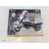 Hračka - Motocykel Scrambler Ducati + policajt L= 136mm [BRUDER]