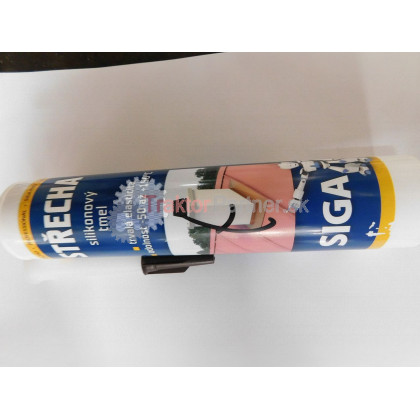 Strešný tmel silikonový hnedý 310ml [odolnosť-50 +150, SIGA] - #2801