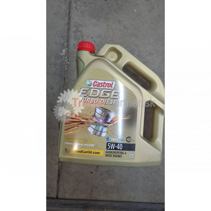 Olej CASTROL EDGE 5W40 TurboDiesel (synt.100%) 5L - 5401005