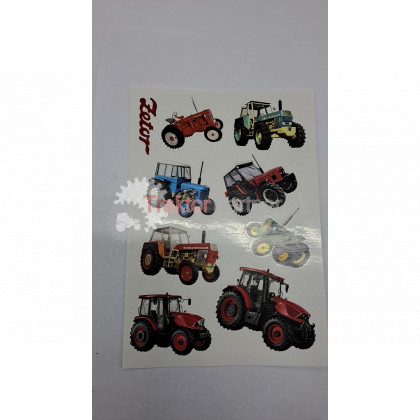 Sada samolepiek A5 traktory Zetor - 888 501 230