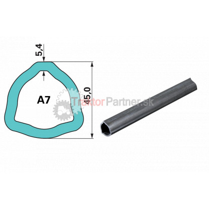Kardanový profil vnútorny AB7 T45.0x5,4mm A7 - 00171909