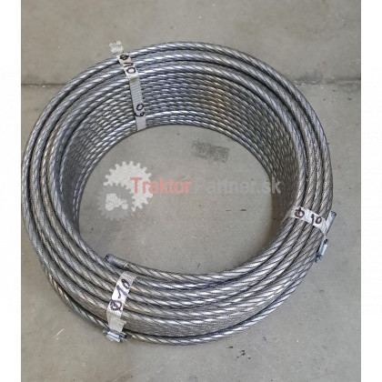 Lano 10mm; metráž valcované; - 10000.051