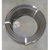 Lano 8mm;  metraž, drôt; VALCOVANE