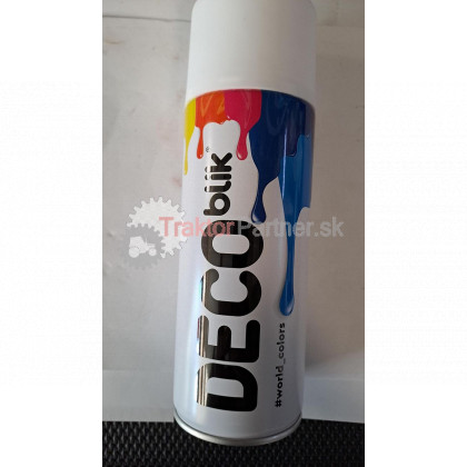 Sprej biely [DECO BLIK 9010 , biela lesklá, farba, 400ml] - 81-9011
